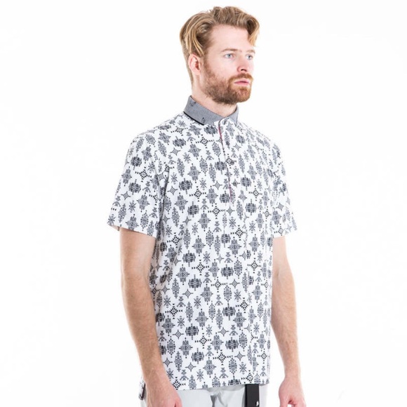 Greyson Spirit World Polo, Arctic, size L chest 48” - Picture 6 of 6